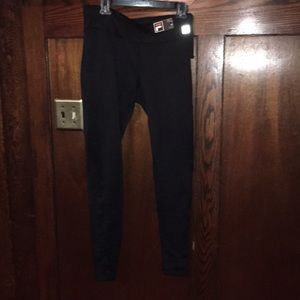 Fila Black Tie winter leggings sz L